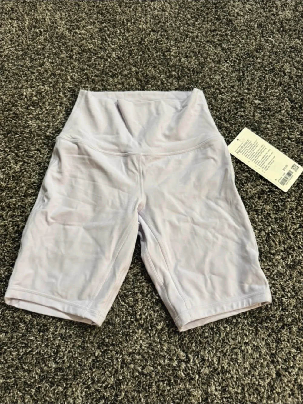 lululemon athletica High-Rise align Bike Shorts in Light Lavender